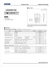 UD2KB100 ASEMI迷你插件整流桥 中文资料参数PDF下载