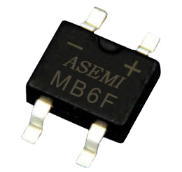 ASEMI新款上市，薄整流桥MB6F一睹为快