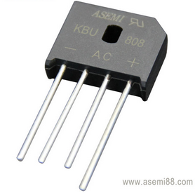 整流桥KBU808新款上市，订购ASEMI品牌
