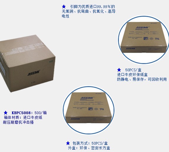 整流桥GBPC5008和其他型号的区别？如何选择？
