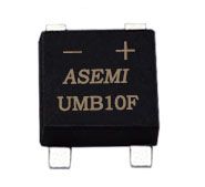 迷你整流桥1A 1000V UMB10F/B7 ASEMI原装
