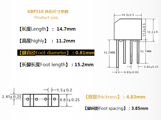 前所未有的KBP310详情介绍，ASEMI用心为您！