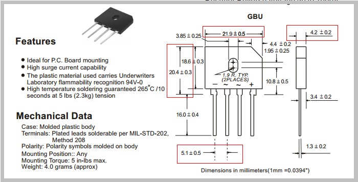 GBU1510 ASEMI整流桥GBU1510参数怎么看以及哪些指标重要？