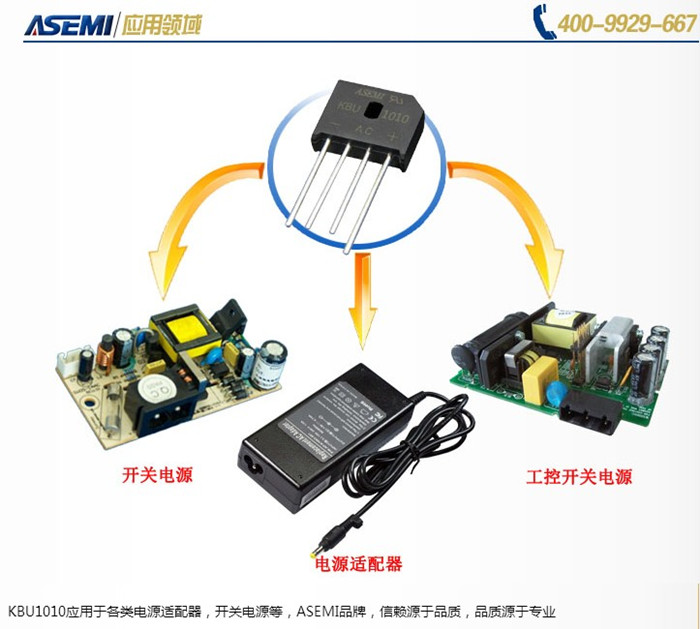 KBU1010整流桥，您选择它的理由是？【ASEMI半导体】