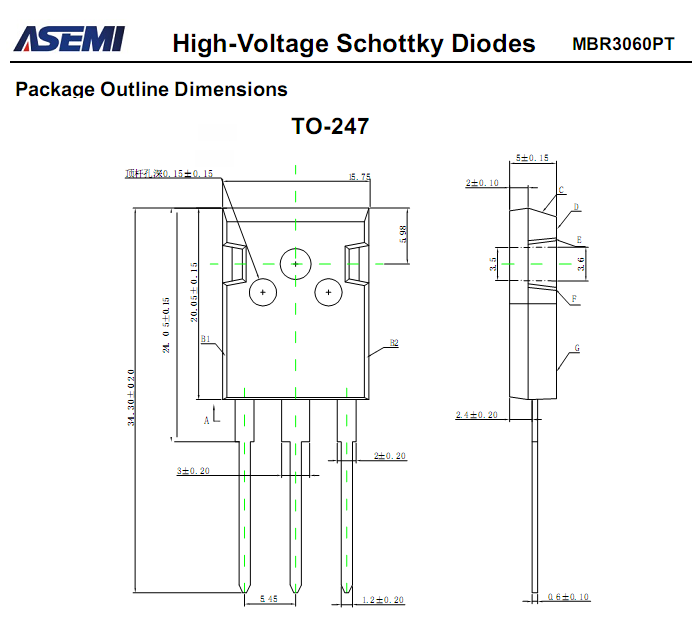 MBR3060PT-ASEMI