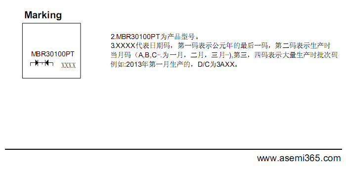 MBR30100PT-ASEMI