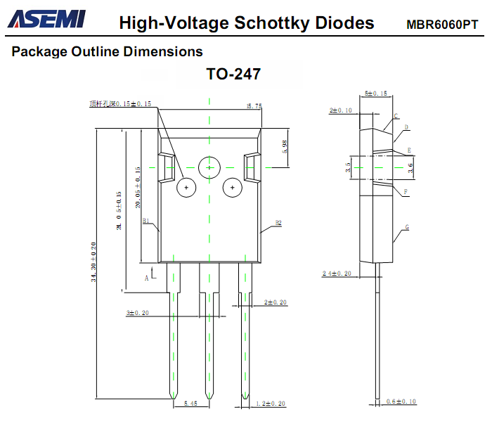 MBR6060PT-ASEMI