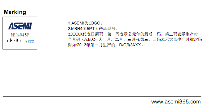 MBR4045PT-ASEMI