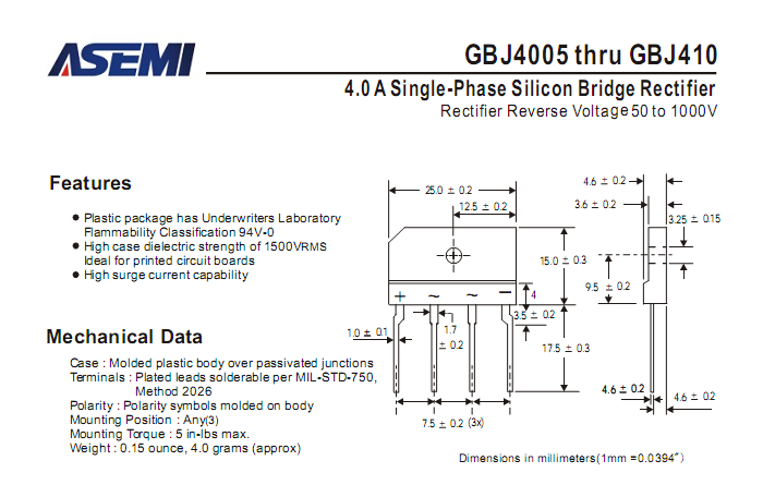 GBJ410-ASEMI