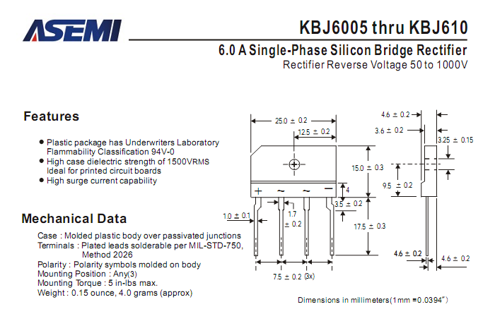 KBJ610-ASEMI