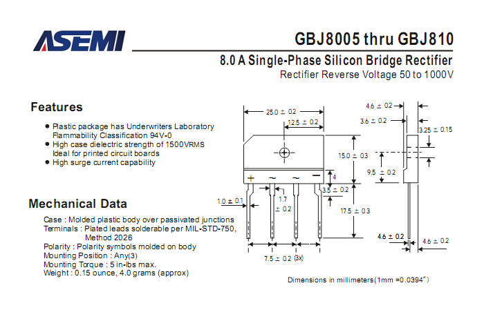 GBJ810-ASEMI