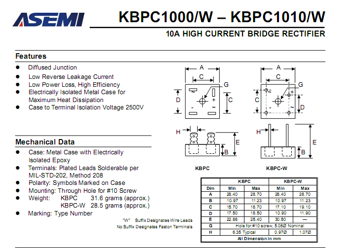 KBPC1010-ASEMI