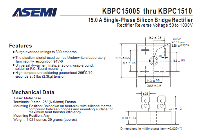 KBPC1510-ASEMI