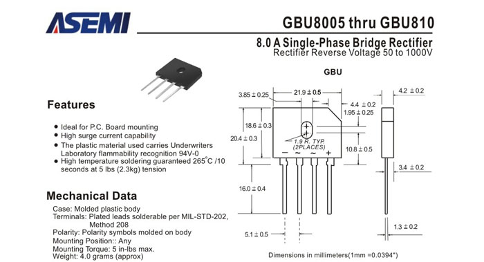 GBU810-ASEMI