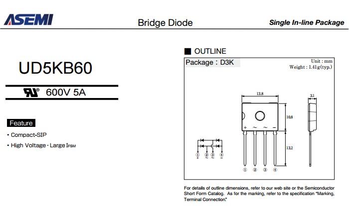UD5KB60-ASEMI