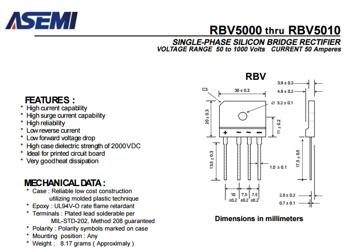 RBV5010-ASEMI