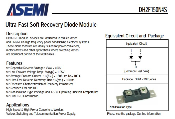 DH2F150N4S-ASEMI
