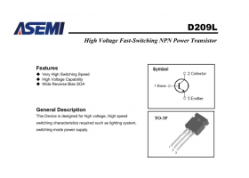 D209L NPN双极型晶体管 D209L中文资料参数