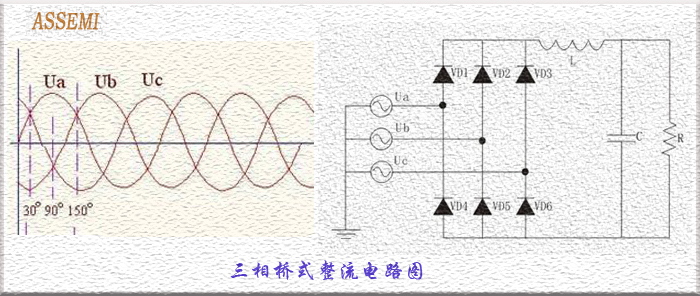 三相整流桥电路图