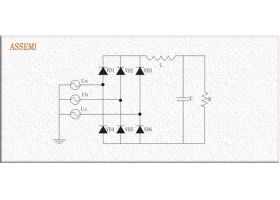 变频器整流桥电路图怎么画？电路走向是怎样的？【ASEMI】