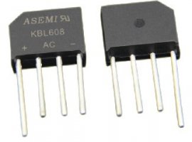 整流桥KBL608扁桥，ASEMI桥堆系列制造商