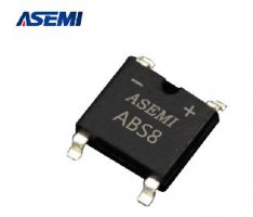 ABS8贴片整流桥体积虽小，ASEMI采用50MIL大芯片