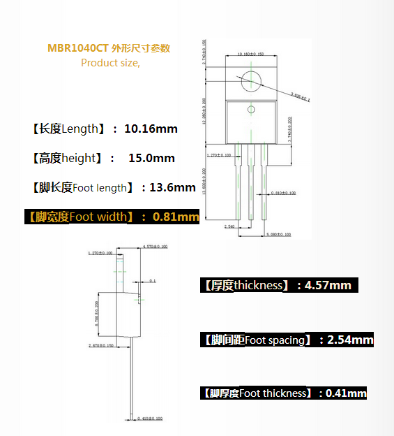 2016年年底铜锌锡金属溢价,或可引起肖特基价格普涨!ASEMI品牌MBR1040CT率先领起销售高潮!