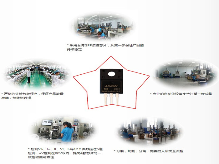 MBR10100FCT-ASEMI 成为知名品牌海信选择的肖特基二极管