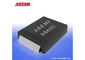 SS62C/SS64C/SS66C/SS680C/SS610C ASEMI肖特基二极管